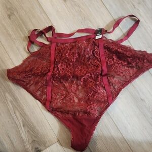 Lace Burgundy Women's Intimate